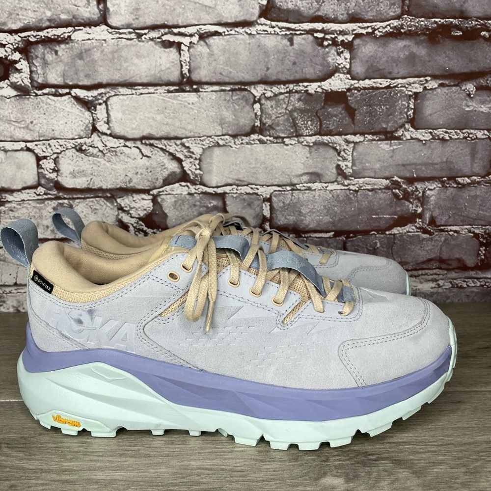 Hoka One One Kaha Low GORE-TEX Arctic Ice Purple Gym Shoes Men 11M US/45 1/3EU - Picture 10 of 16